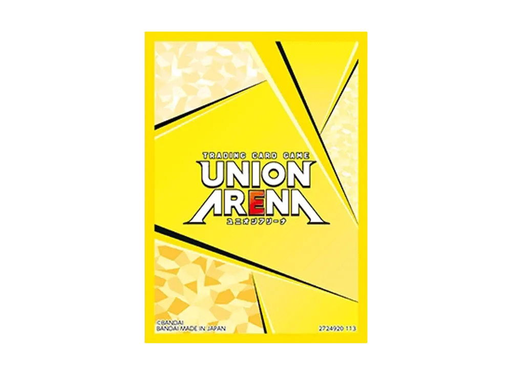 Union Arena Official Card Sleeve Standard Yellow