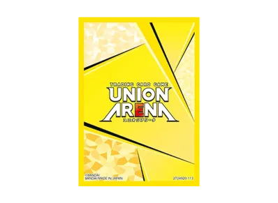 Union Arena Official Card Sleeve Standard Yellow