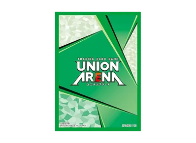 Union Arena Official Card Sleeve Standard Green