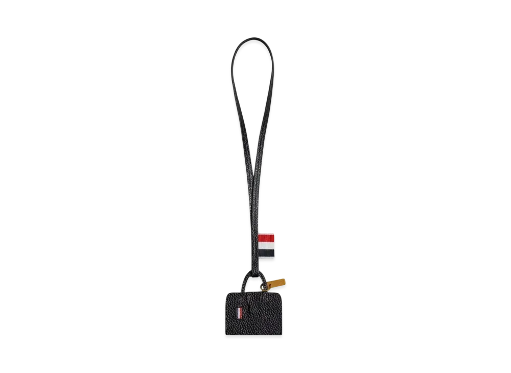 THOM BROWNE Mr.thom Bag Charm "Black"