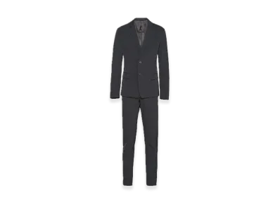 PRADA Single-Breasted Techno Stretch Suit "Black"
