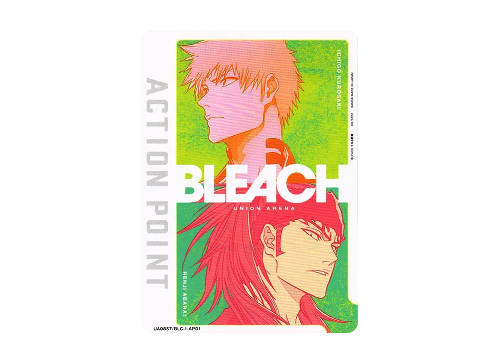 アクションポイントカード (一護&恋次)  [UA08ST-BLC-1-AP01](ユニオンアリーナ スターター「BLEACH 千年血戦篇」)