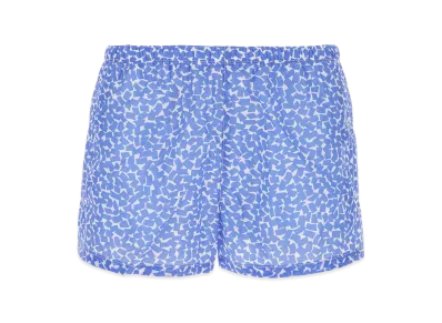 PRADA Printed Nylon Swimming Shorts "Light Blue"