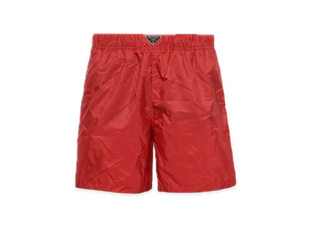 PRADA Re-Nylon Swim Shorts "Red"