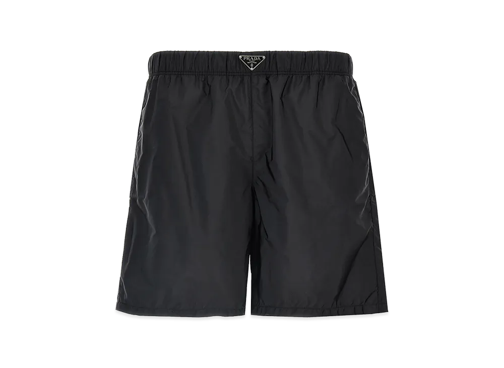 PRADA 'Piuma' Re-Nylon Swimsuit "Black"