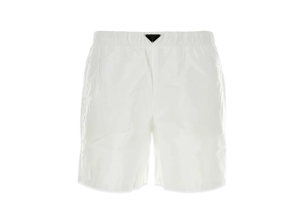 PRADA Re-Nylon Swimming Shorts "White"