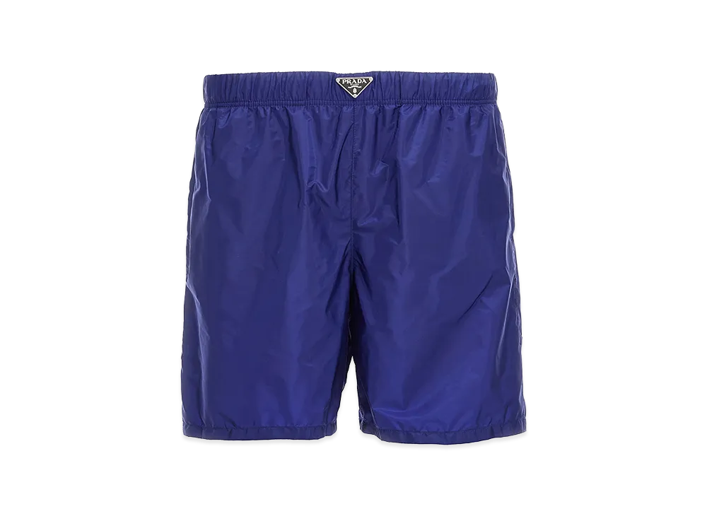 PRADA 'Piuma' Re-Nylon Swimsuit "Blue"