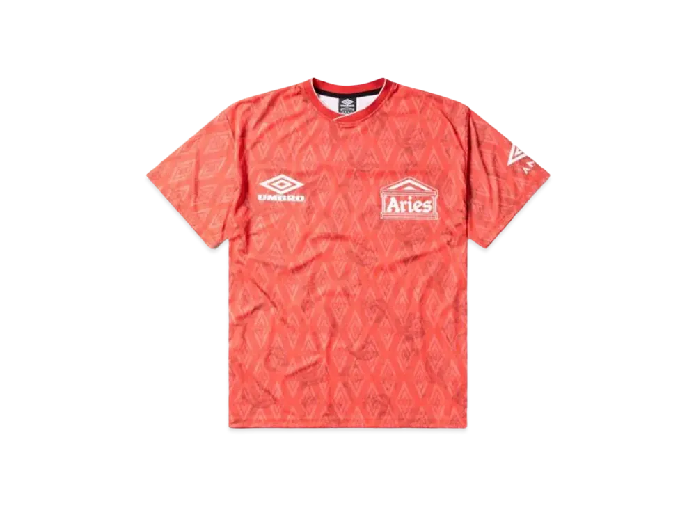UMBRO x Aries Red Roses SS Football Jersey "Red"