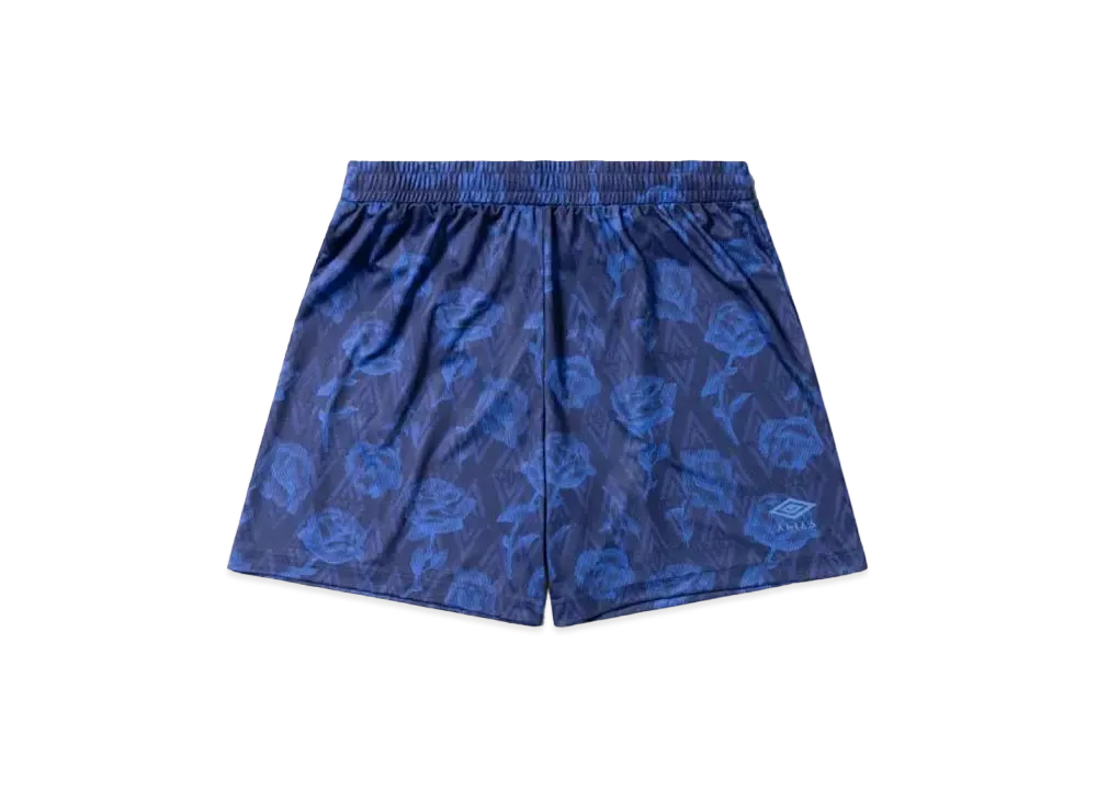 UMBRO x Aries Roses Football Shorts "Blue"