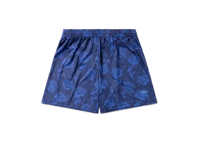 UMBRO x Aries Roses Football Shorts "Blue"