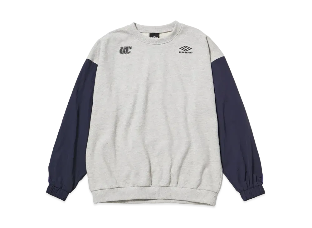 アンブロ x 梅田サイファー x ジュンレッド スウェット "ライトグレー"