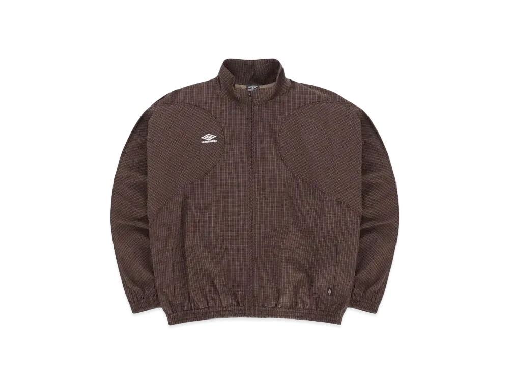 UMBRO x Slam Jam Mini Check Track Jacket "Brown"
