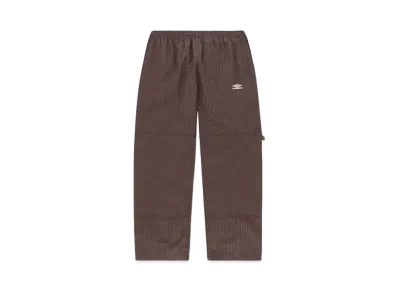 UMBRO x Slam Jam Mini Check Double Knee Pants "Brown"