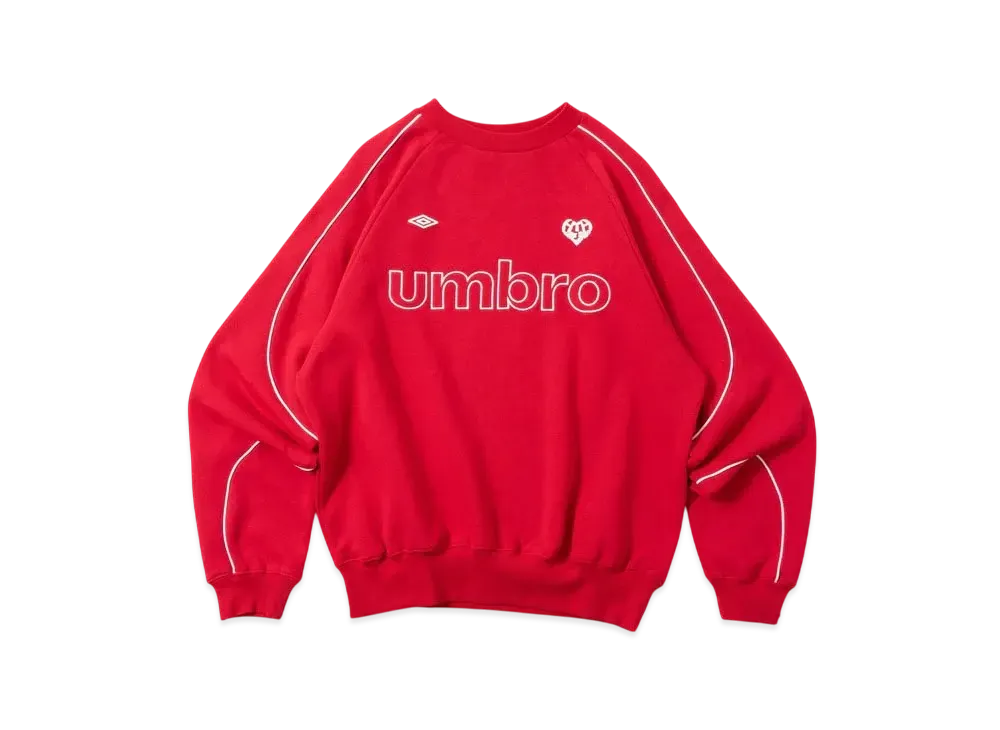 UMBRO x HTH Crew Sweat "Red"