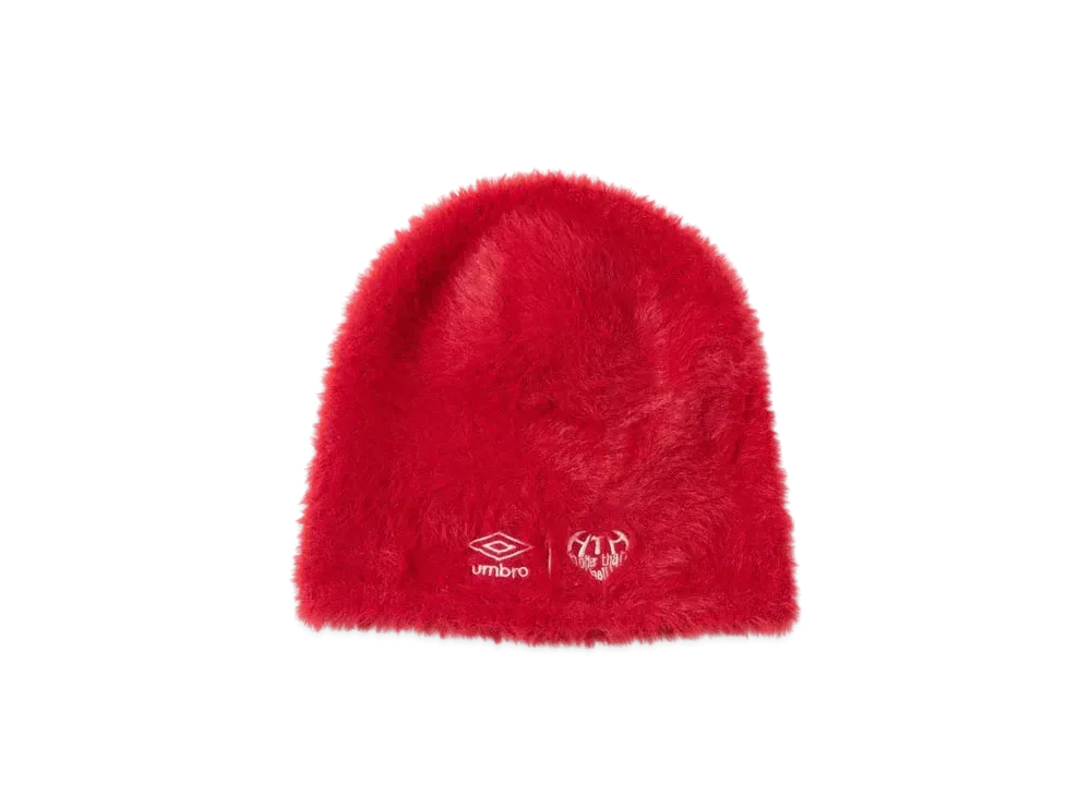 UMBRO x HTH Shaggy Beanie "Red"