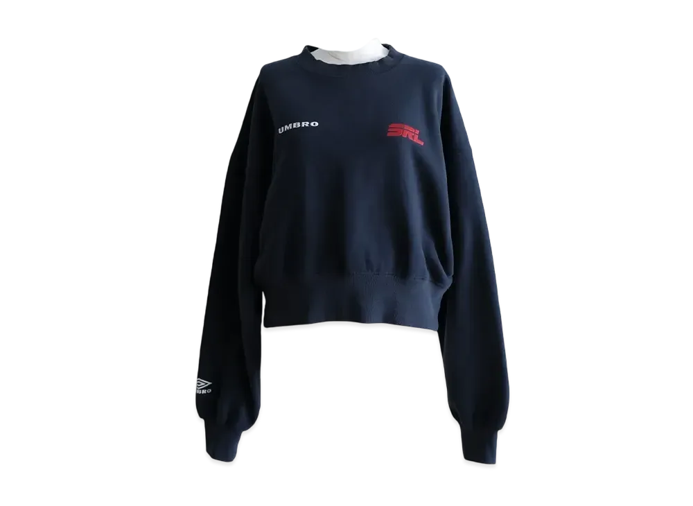 UMBRO x Sea Room lynn Nylon Logo Sweat Pullover "Navy"