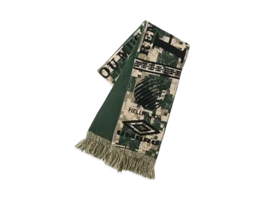 UMBRO x HELLRAZOR New World Digital Camo Hooligans Scarf "Army Green"