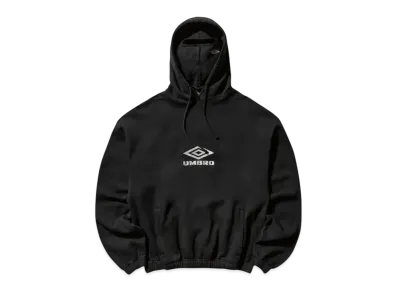UMBRO Men's Logo Masked Hoodie "Washed Black"