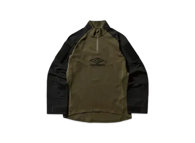 UMBRO Men's Tactical Half Zip Sweatshirt "Army Green"