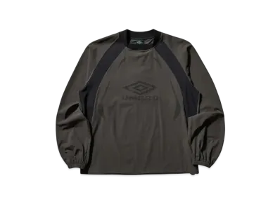UMBRO Men's Lasered Nylon Crewneck Top "Grey"