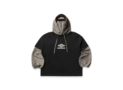 UMBRO Men's Cut Up Masked Hoodie "Black"