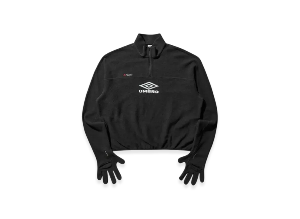 UMBRO Men's Fazi Gloved Polartec Fleece "Dark Grey"