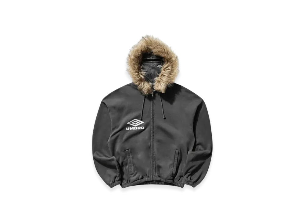 UMBRO Men's Fur Masked Hoodie "Dark Grey"