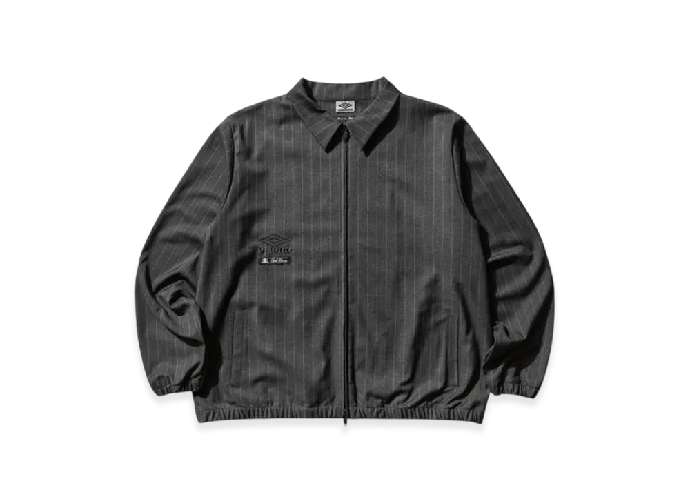 UMBRO Men's Formal Pinstriped Jacket "Dark Grey"