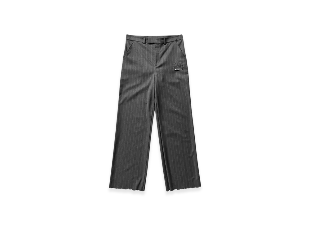UMBRO Men's Formal Pinstriped Pants "Dark Grey"