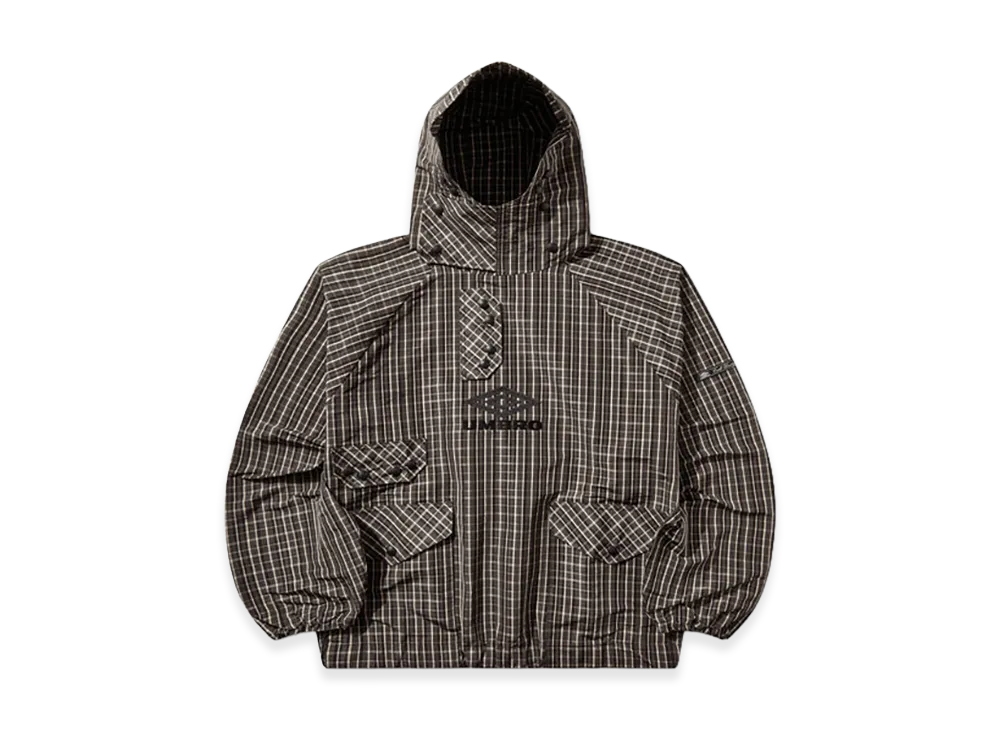 UMBRO x Slam Jam Check Smock Anorak "Beige/Dark Brown"