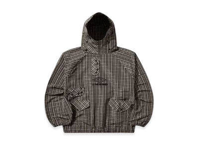 UMBRO x Slam Jam Check Smock Anorak "Beige/Dark Brown"