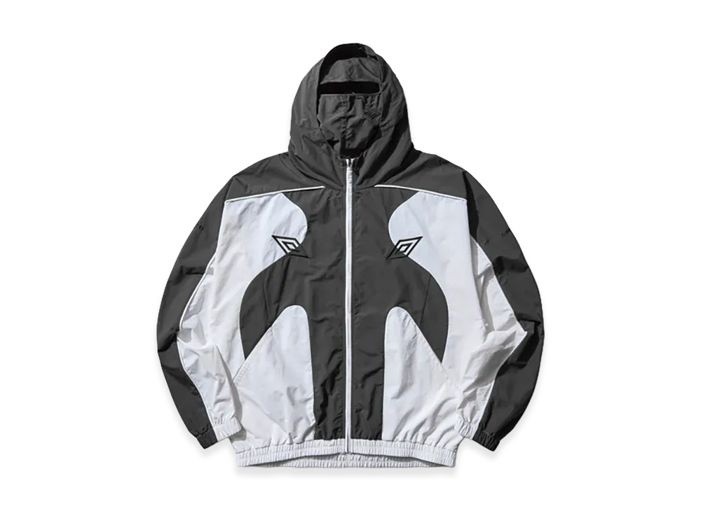 UMBRO x Slam Jam Masked Track Jacket "White/Dark Olive"