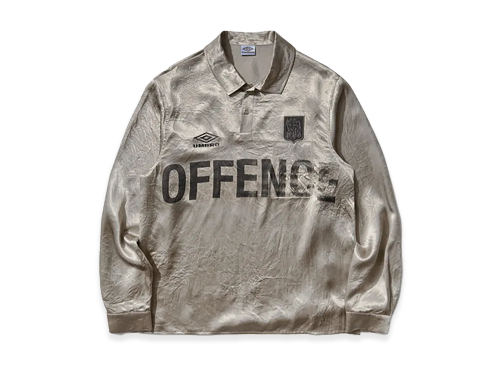 UMBRO x Slam Jam Satin Enfield Shirt "Silver Pearl"