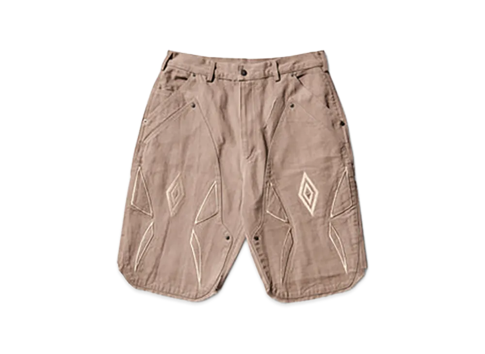 UMBRO x Slam Jam Shinguard Canvas Shorts "Greige"