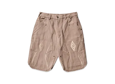 UMBRO x Slam Jam Shinguard Canvas Shorts "Greige"