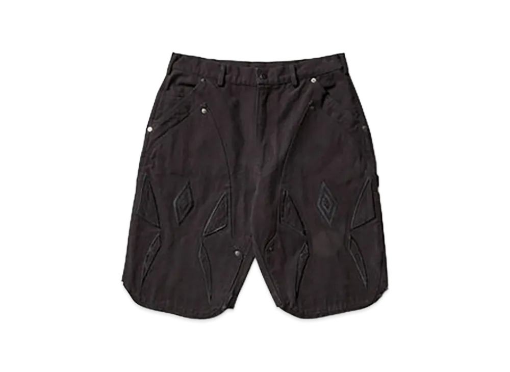 UMBRO x Slam Jam Shinguard Canvas Shorts "Black"