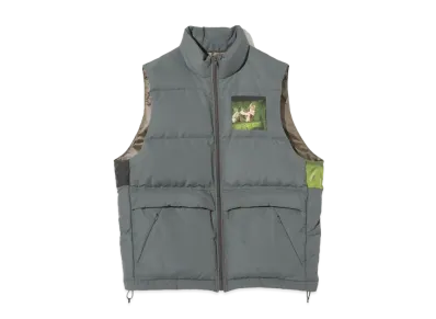 UNDERCOVER DOWN VEST "Gray Khaki"