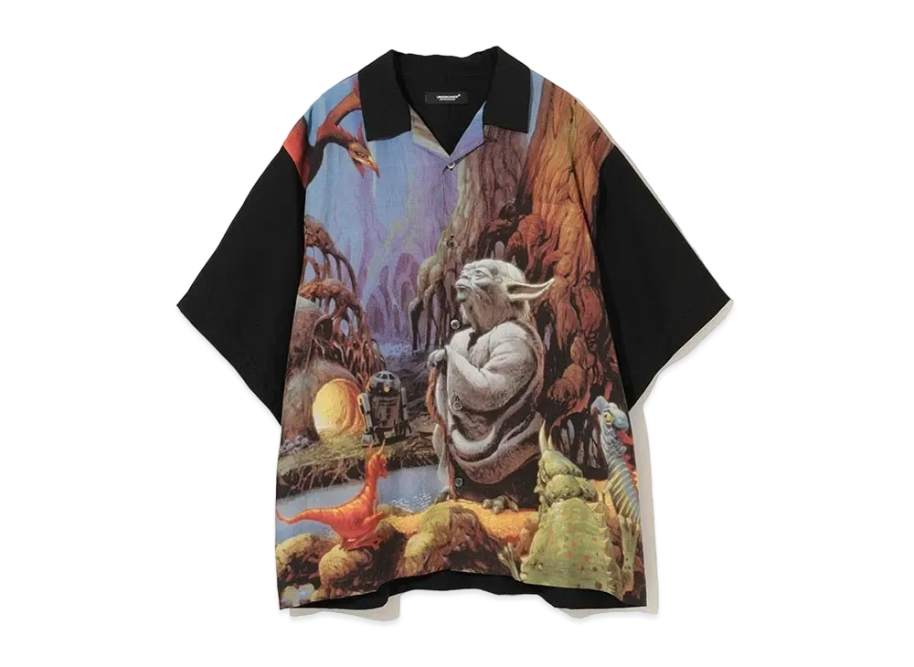 UNDERCOVER x STAR WARS Full Pattern Shirt "Yoda"
