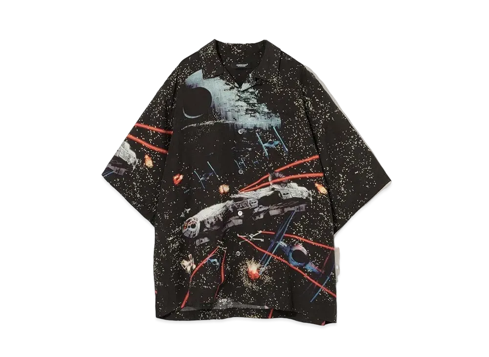 UNDERCOVER x STAR WARS Full Pattern Shirt "Star Destroyer"