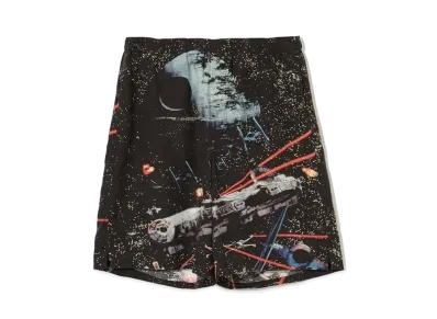 UNDERCOVER x STAR WARS Full Pattern Half Pants "Star Destroyer"