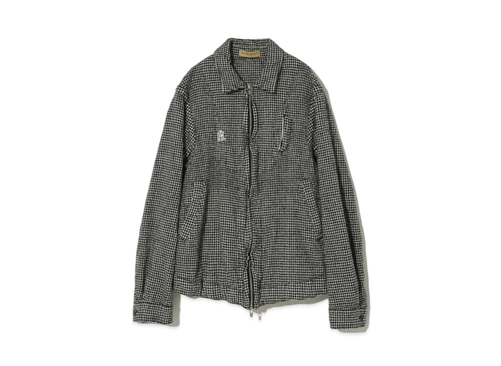 UNDERCOVER The Shepherd Full-Length Wool Puckering Blouson "Gray"