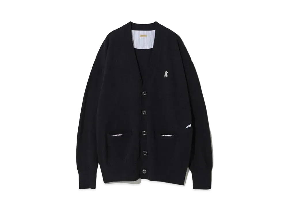 UNDERCOVER The Shepherd Cashmere Knit Cardigan "Navy"