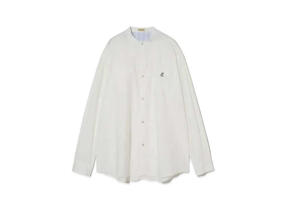 UNDERCOVER The Shepherd Silk Blend Cotton Shirt "White"