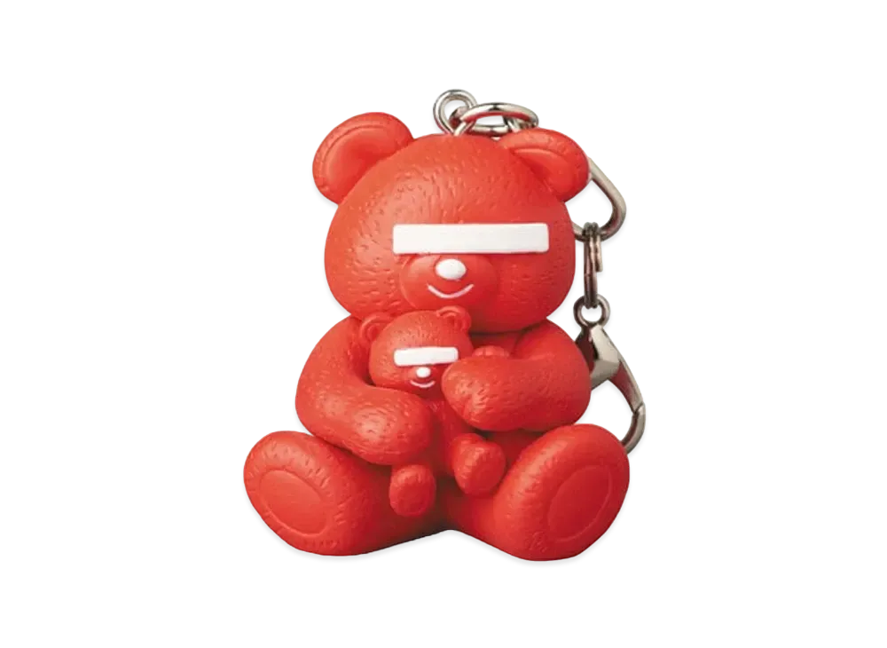 UNDERCOVER x BE@RBRICK Bear Keychain "Red"
