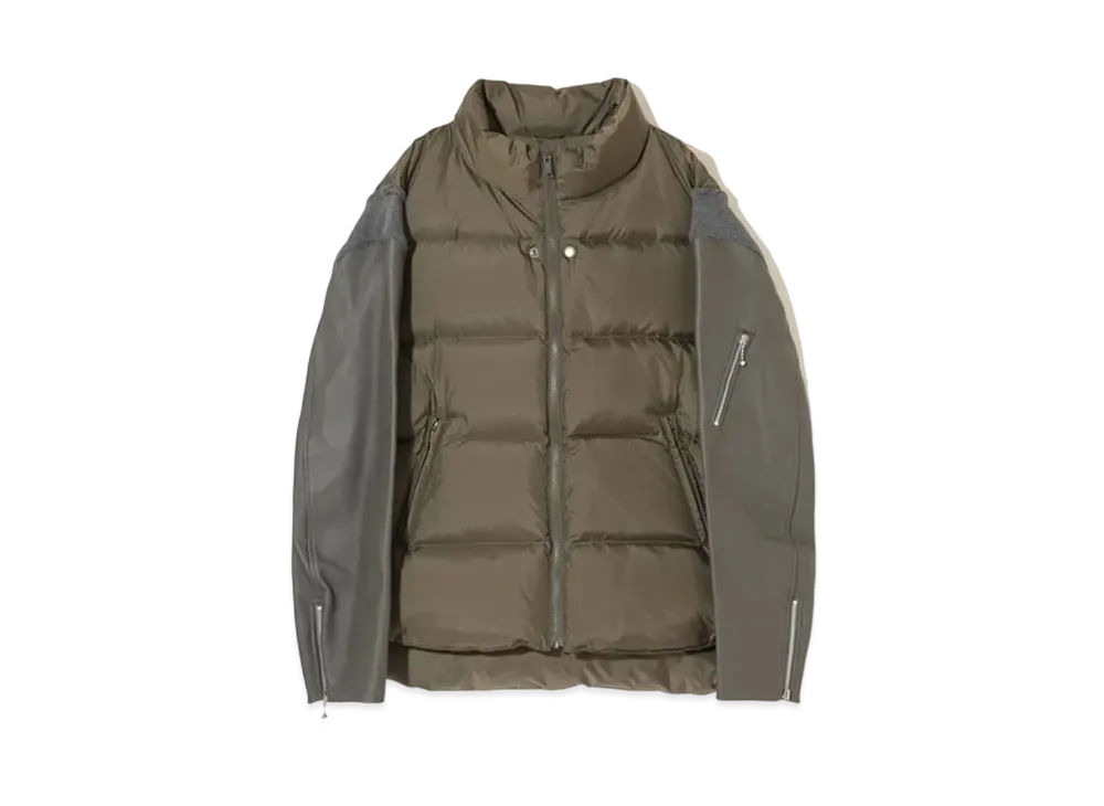 UNDERCOVER Sheepskin Sleeve Down Jacket "Khaki"