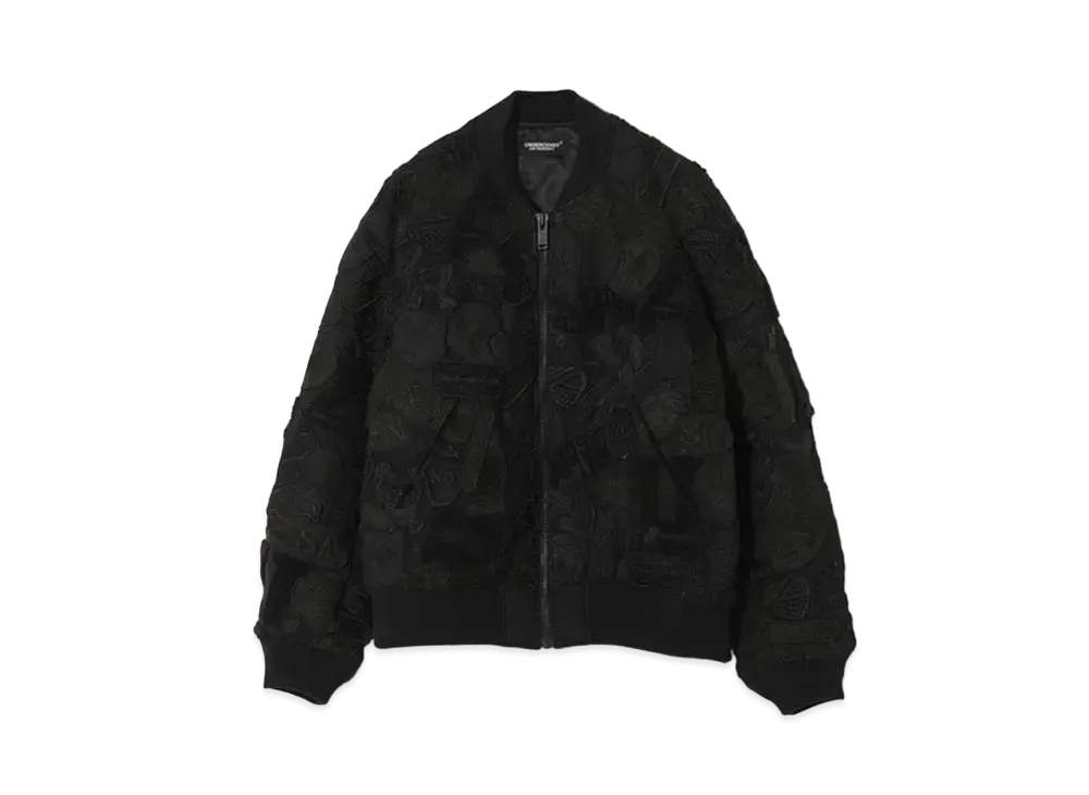 UNDERCOVER Patch Collage MA-1 Jacket "Black"
