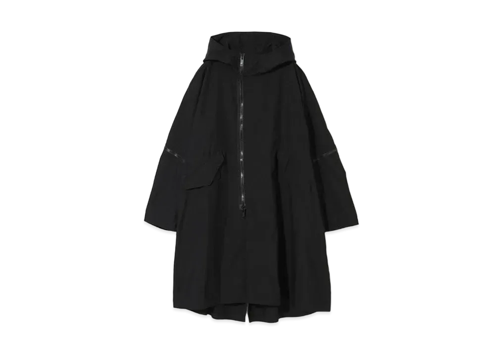 UNDERCOVER Cotton Nylon Mod Coat "Black"