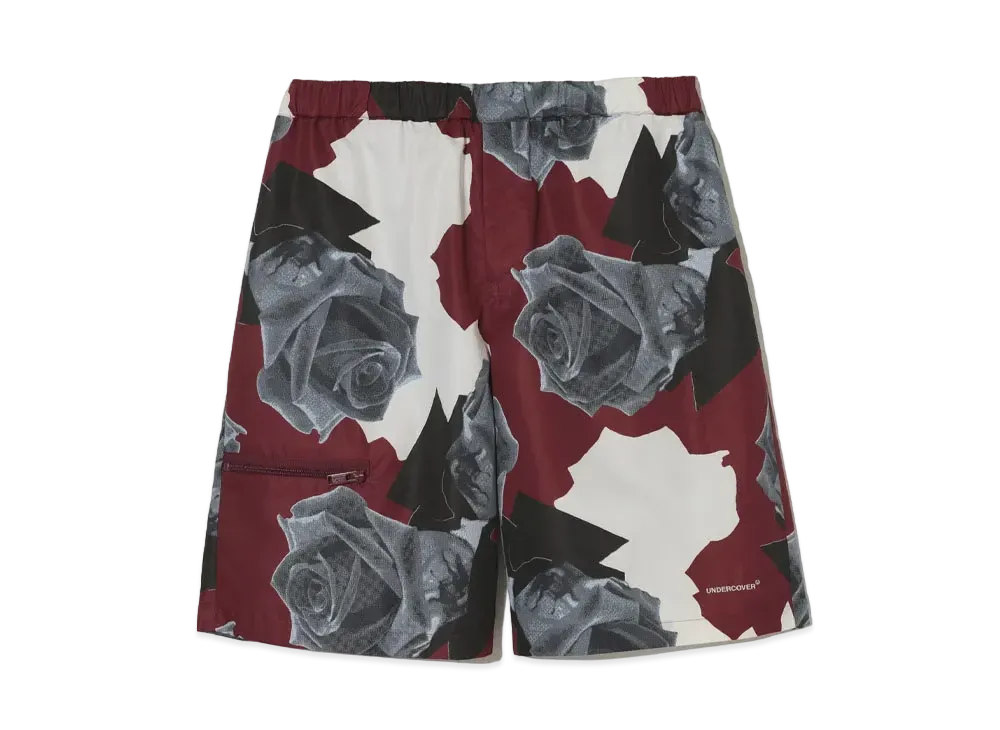 UNDERCOVER Polyester Taffeta Short Pants "Bord Base"