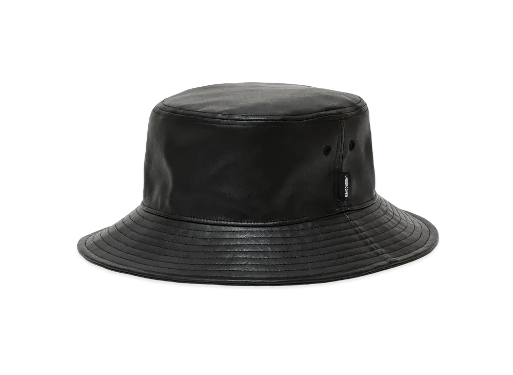 UNDERCOVER Fake Leather Hats "Black"