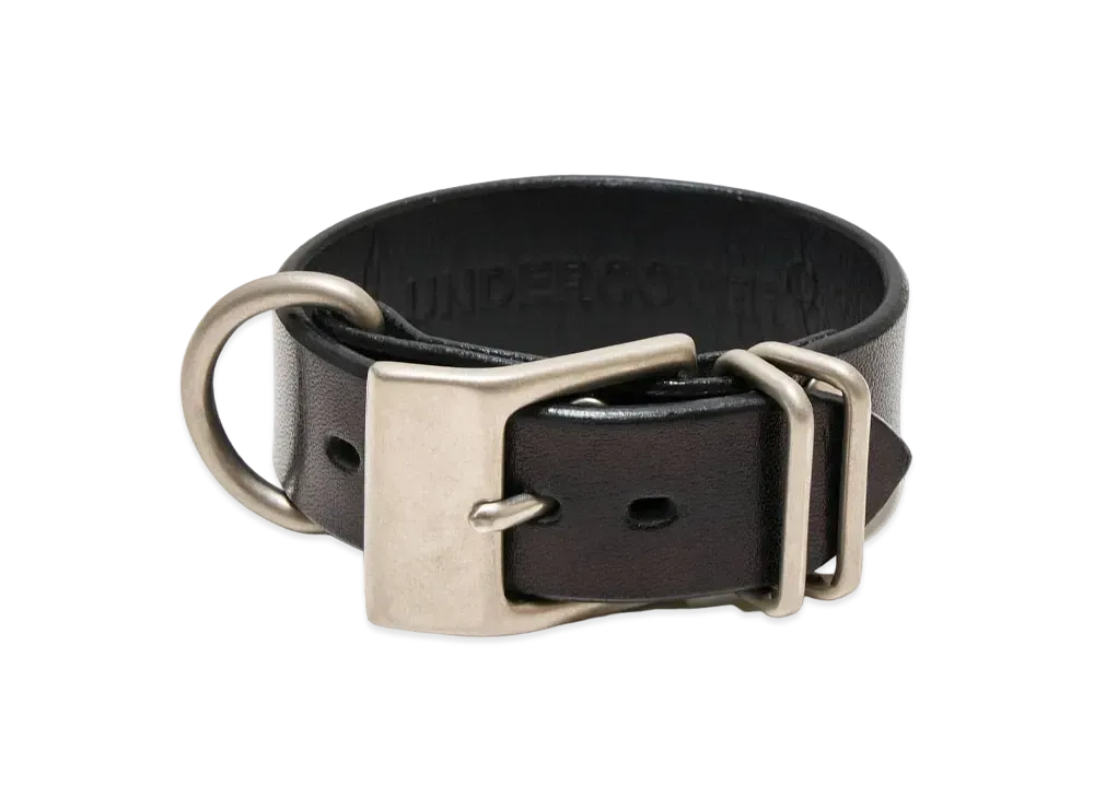 UNDERCOVER Cowhide Leather Bracelet "Black"